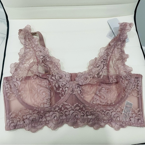 Leonisa Lace Bralette in Mauve - Picture 1 of 4